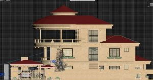 طراحی و دیتیل اجرایی سقف شیبدار بامبو روف