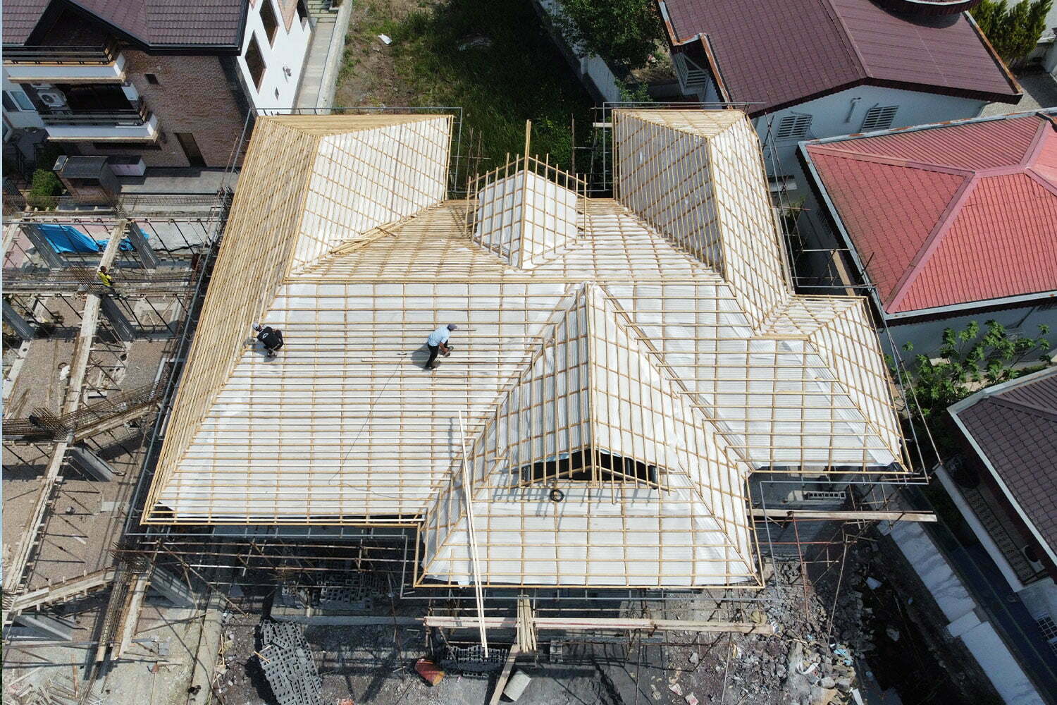 نجاری-زیرکار-سقف-شیبدار نجاری زیرکار سقف شیبدار