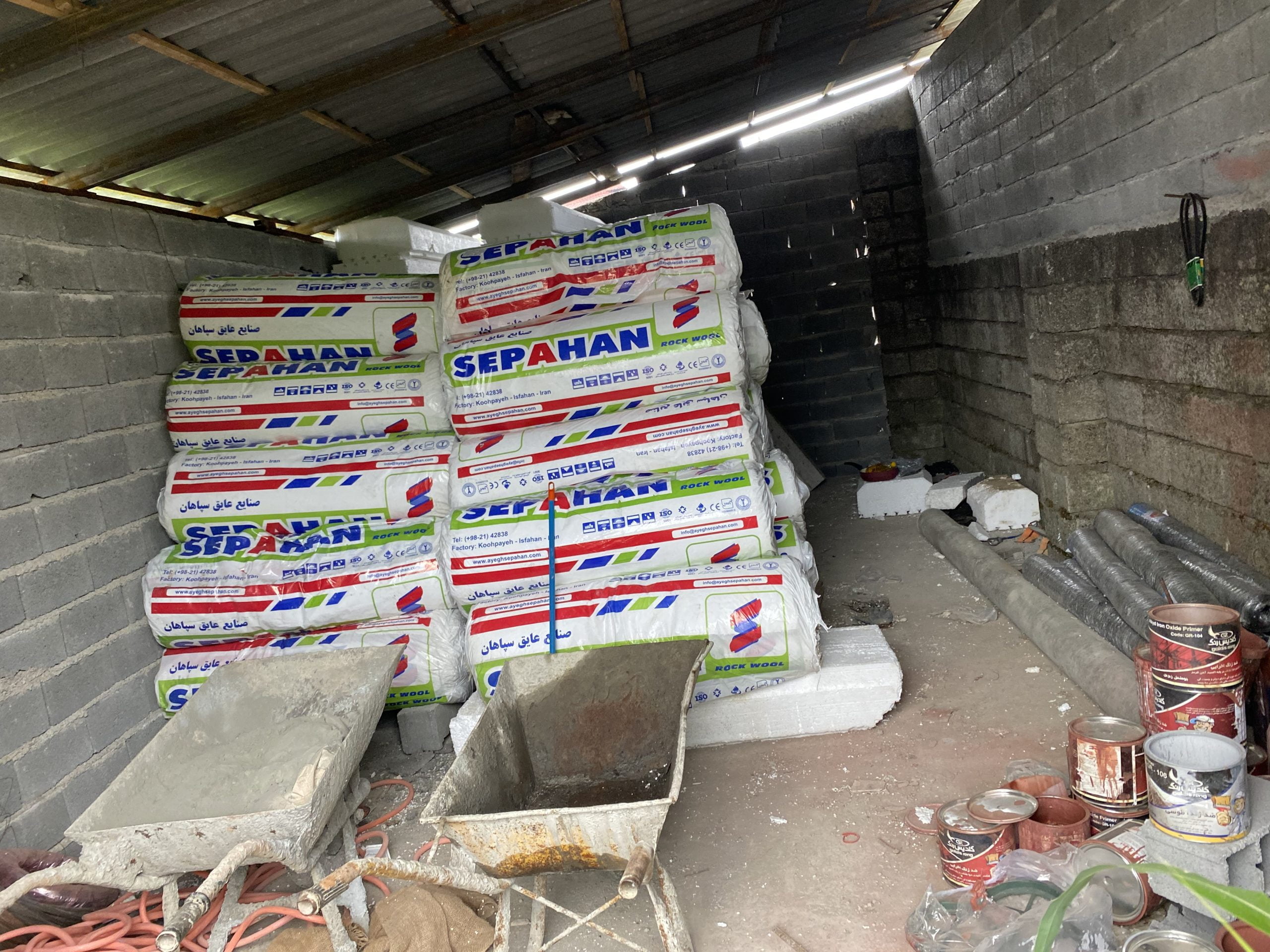 بامبو روف عایق سقف بامبو